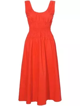 Платье Penny со сборками Proenza Schouler White Label, красный