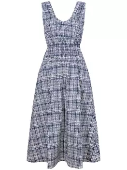 Платье Penny в клетку Proenza Schouler White Label, синий