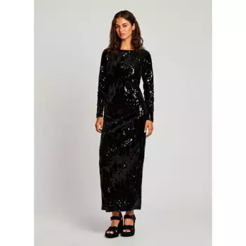 Платье Pepe Jeans Anastasia long sleeve long, черный