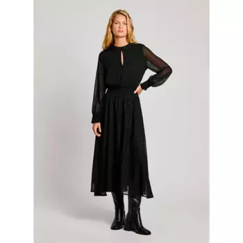 Платье Pepe Jeans Anushka long sleeve long, черный