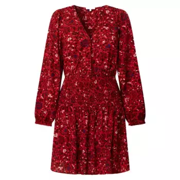 Платье Pepe Jeans Cecile long sleeve short, красный