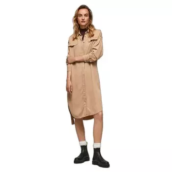 Платье Pepe Jeans Lidia, бежевый