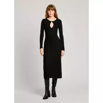 Платье Pepe Jeans Natasha long sleeve long, черный