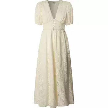 Платье Pepe Jeans Oprah short sleeve long, бежевый