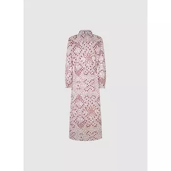 Платье Pepe Jeans Paz Long Sleeve Long, розовый
