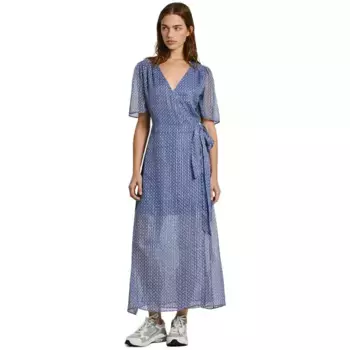 Платье Pepe Jeans PL953566 short sleeve long, синий
