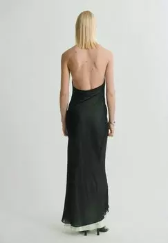 Платье PERLA Mango, зеленый