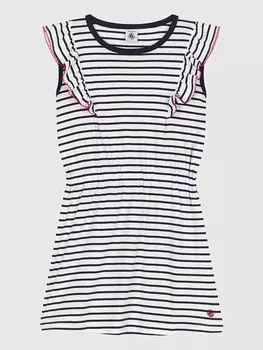 Платье PETIT BATEAU, белый