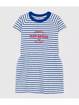 Платье PETIT BATEAU, синий