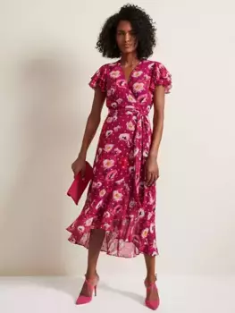 Платье Phase Eight Nadine Floral Midi, разноцветный