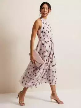 Платье Phase Eight Naomi Spot Chiffon, разноцветный
