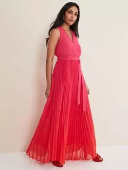 Платье Phase Eight Petite Piper, красный/розовый