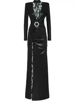 Платье Philipp Plein Lining Flame, черный