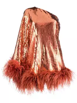 Платье Piccolo Ubud с пайетками Taller Marmo, оранжевый