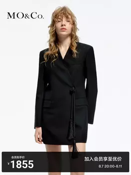 Платье-пиджак Moco классическое, черный