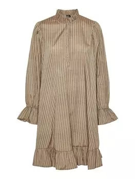 Платье PIECES ASSRA, цвет Brown/Black