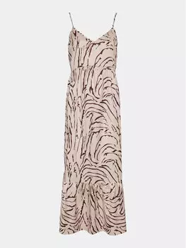 Платье Pieces, бежевый