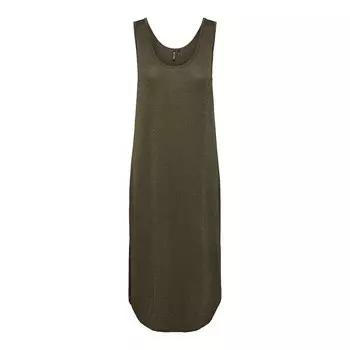 Платье Pieces Billo Midi, коричневый