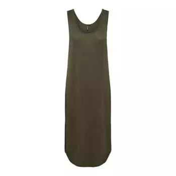 Платье Pieces Billo Midi, коричневый