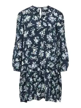 Платье Pieces DAKOTA, дымчато-синий/ночной синий/опал