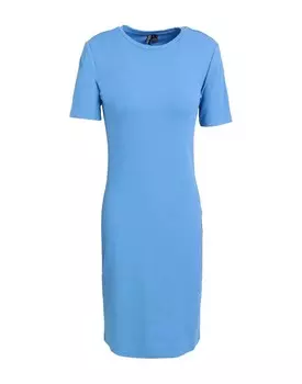 Платье Pieces, голубой