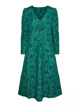 Платье Pieces GRETCHEN, темно-зеленый