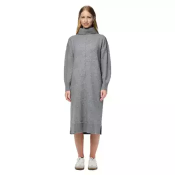 Платье Pieces Malou long sleeve long, серый