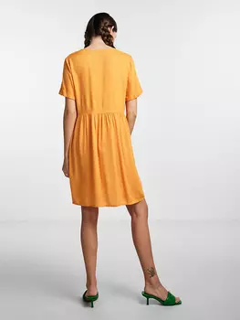 Платье Pieces, оранжевый