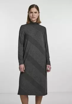 Платье Pieces PCSARA, цвет dark grey melange