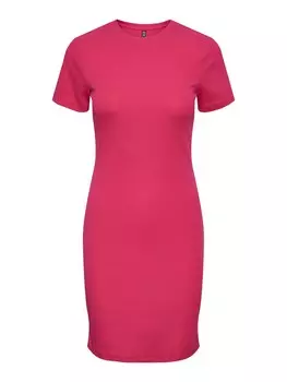 Платье PIECES RUKA, малина