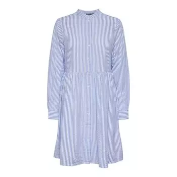 Платье Pieces Sally Long Sleeve, синий