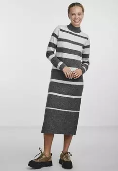 Платье Pieces SESILJE, цвет medium grey melange