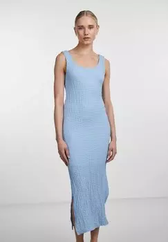Платье Pieces, синий