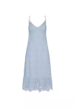 Платье Pieces, синий