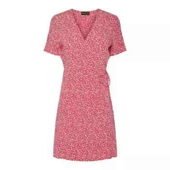 Платье Pieces Tala New short sleeve short, розовый