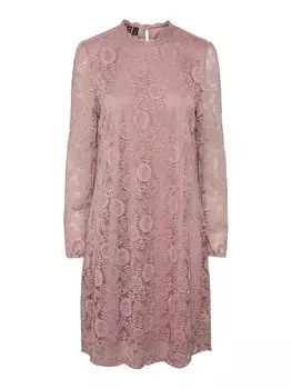 Платье Pieces, темно-розовый