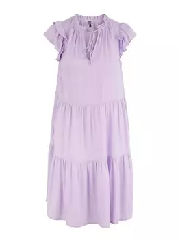 Платье Pieces Teresa, светло-фиолетовый
