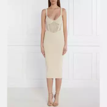 Платье Pinko, экрю