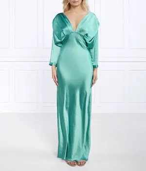 Платье Pinko Amarena, зеленый