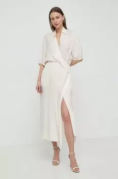 Платье Pinko, бежевый