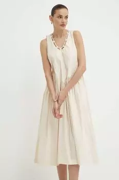 Платье Pinko, бежевый