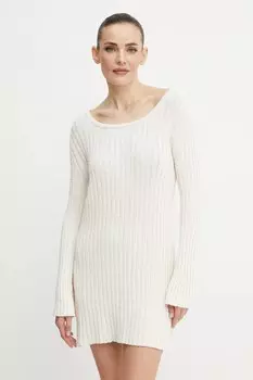 Платье Pinko, бежевый
