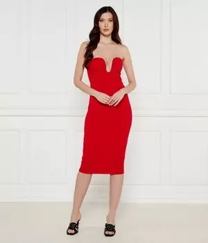 Платье Pinko Cenerino, красный