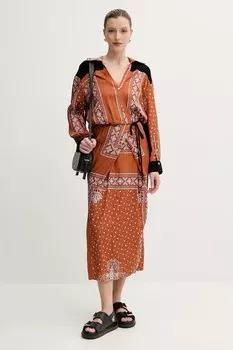 Платье Pinko, коричневый