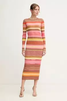 Платье Pinko, коричневый