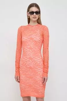 Платье Pinko, оранжевый