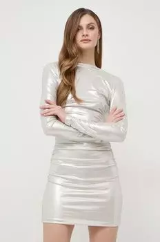 Платье Pinko, серебряный