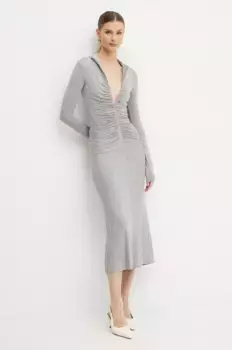 Платье Pinko, серый