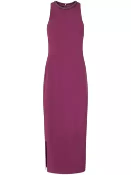 Платье PINKO, украшенное стразами, розовый