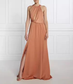 Платье Pinko uva, коричневый